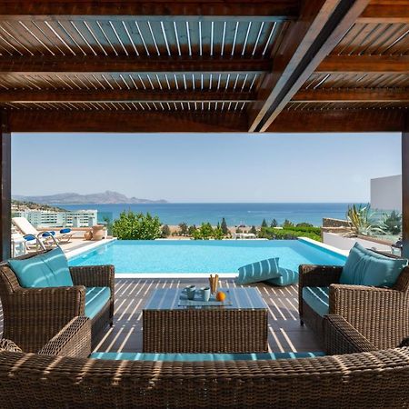 Villa Milena With Private Pool, Vlicha Beach Lindos Extérieur photo